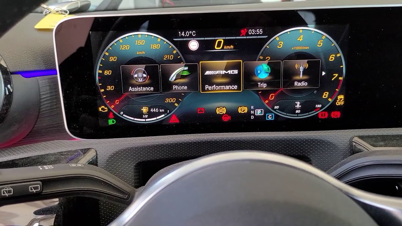 Mercedes W167 AMG menu